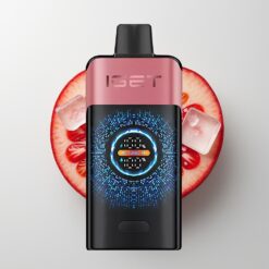 Jahoda s Granátovým Jablkem a Ledem IGET ONE 12000 Puffs s Velkým Zakřiveným Barevným Displejem