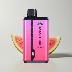 Jahodový Vodní Meloun Bubblegum Hayati Pro Ultra 15000 Puffs