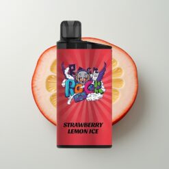 Jahodovo-Citrónové Ledové IGET Bar 3500 Puffs 1400 mAh