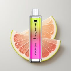 Růžová limonáda Hayati Pro Max 4000 Puffs Duální 1,1 Ohm Mřížková Cívka