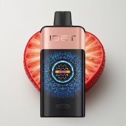 jahodová malinová IGET ONE 12000 Puffs s velkým zakřiveným barevným displejem
