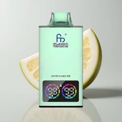 Bílá Gumová Zmrzlina Fumot Tornado 35000 Puffů USB-C