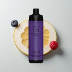 Borůvka a Kyselá Malina RandM Fumot Shisha 10000 Puffs 18ml