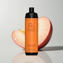 Broskev Led RandM Fumot Shisha 10000 Puffs Shisha