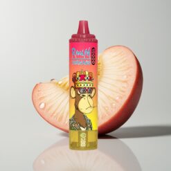 Broskev Led RandM Fumot Tornado 15000 Puffs LCD