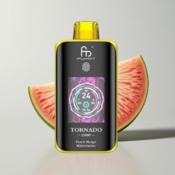 Broskvová Mango Vodní Meloun Fumot Tornado 25000 Puffs 20ml E-liquid