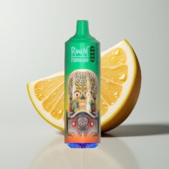 Duha Bonbón RandM Fumot Tornado 9000 Puffs Displej RGB