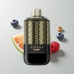ELF BAR COMBO 25000 Puffů Jednorázové Vaporizéry Borůvka Kyselá Malina & Třešeň s Typem-C