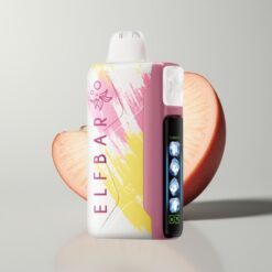 Elf Bar Ice King 40000 Pofů Jednorázové Vaporizéry Broskvová+ s 850mAh Baterií