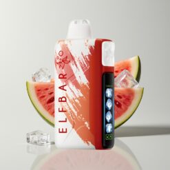 Elf Bar Ice King 40000 Puffs Jednorázové Vaporizéry Melounový Led s Nastavitelným Chlazením