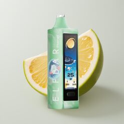 Elf Bar Planet 25000 Potahů Jednorázová Vape Grepový Zelený Čaj Mesh
