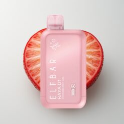 Elf Bar Raya D1 13000 Puf Jahoda Led Elektronická Cigareta