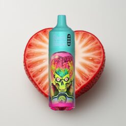 Jahoda Malina RandM Fumot Tornado 9000 Puffs Sítková Cívka