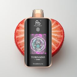 Jahodový Led Fumot Tornado 25000 Puffs 20ml