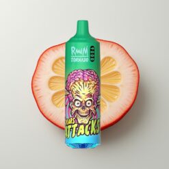 Jahodová Limonáda RandM Fumot Tornado 9000 Puffs RGB Display