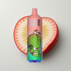 Jahodovo-Bananová RandM Fumot Tornado 9000 Puffs RGB Display