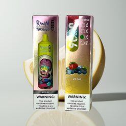 Ledová tříšť RandM Fumot Tornado 9000 Puffs RGB displej