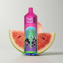 Melounová Bubnová Guma RandM Fumot Tornado 9000 Puffs