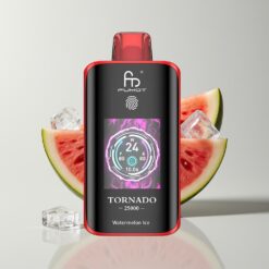 Melounový Led Fumot Tornado 25000 Puffs s HD obrazovkou