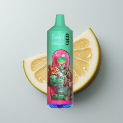 Modrá Malina Kush RandM Fumot Tornado 9000 Puffs Mesh Coil