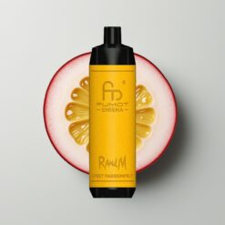 Sladké Mučenkové Ovoce RandM Fumot Shisha 10000 Puffs LED Indikátor