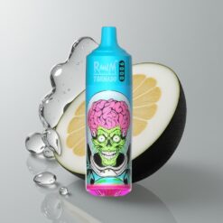 Černý Dračí Led RandM Fumot Tornado 9000 Puffs