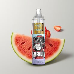 jahodový meloun RandM Fumot Tornado 7000 Puffs s RGB světlem